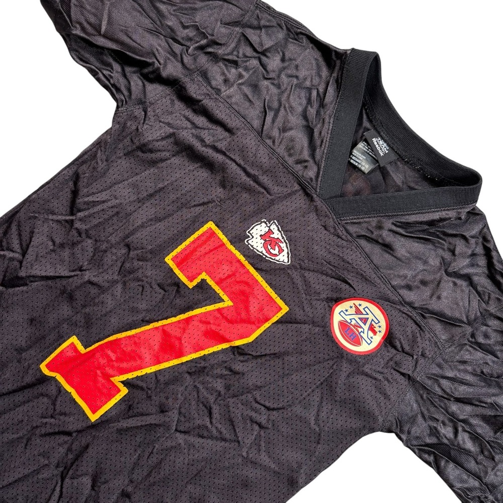 Reebok Black Jersey NFL Kansas City Chiefs Cassel #7 Football‎ Sports Sz M Rare!
